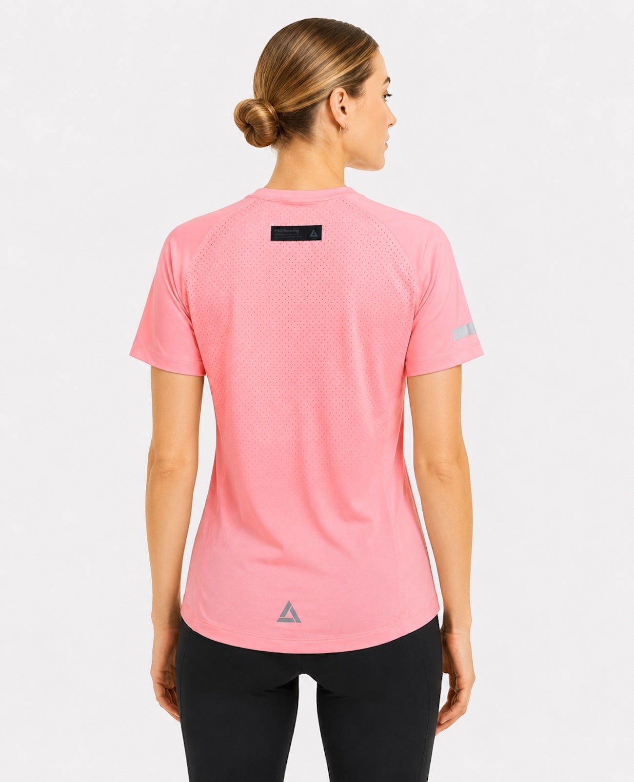 airtracks-pro-line-t-shirt-running-femme-rose-manches-courtes image 2