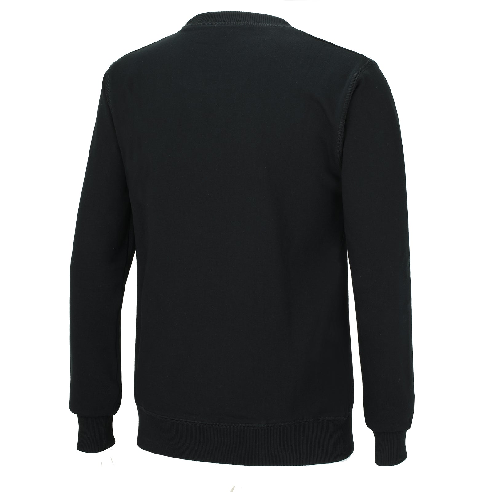 airtracks-streetwear-sweat-col-rond-noir-homme-manches-longues image 2