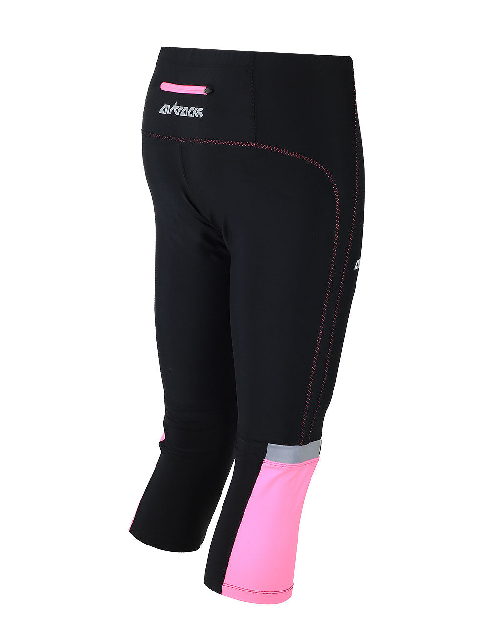 airtracks-collant-running-femme-3-4-rose-taille-m-respirant image 2