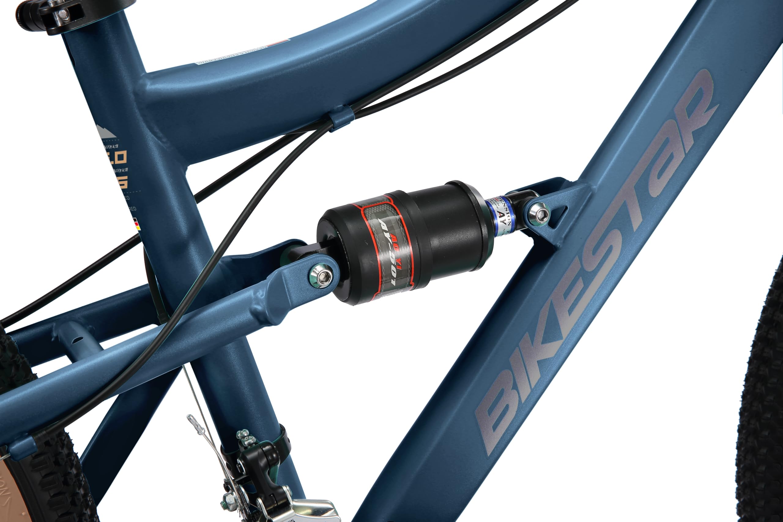 bikestar-vtt-26-pouces-tout-suspendu-bleu-21-vitesses image 6