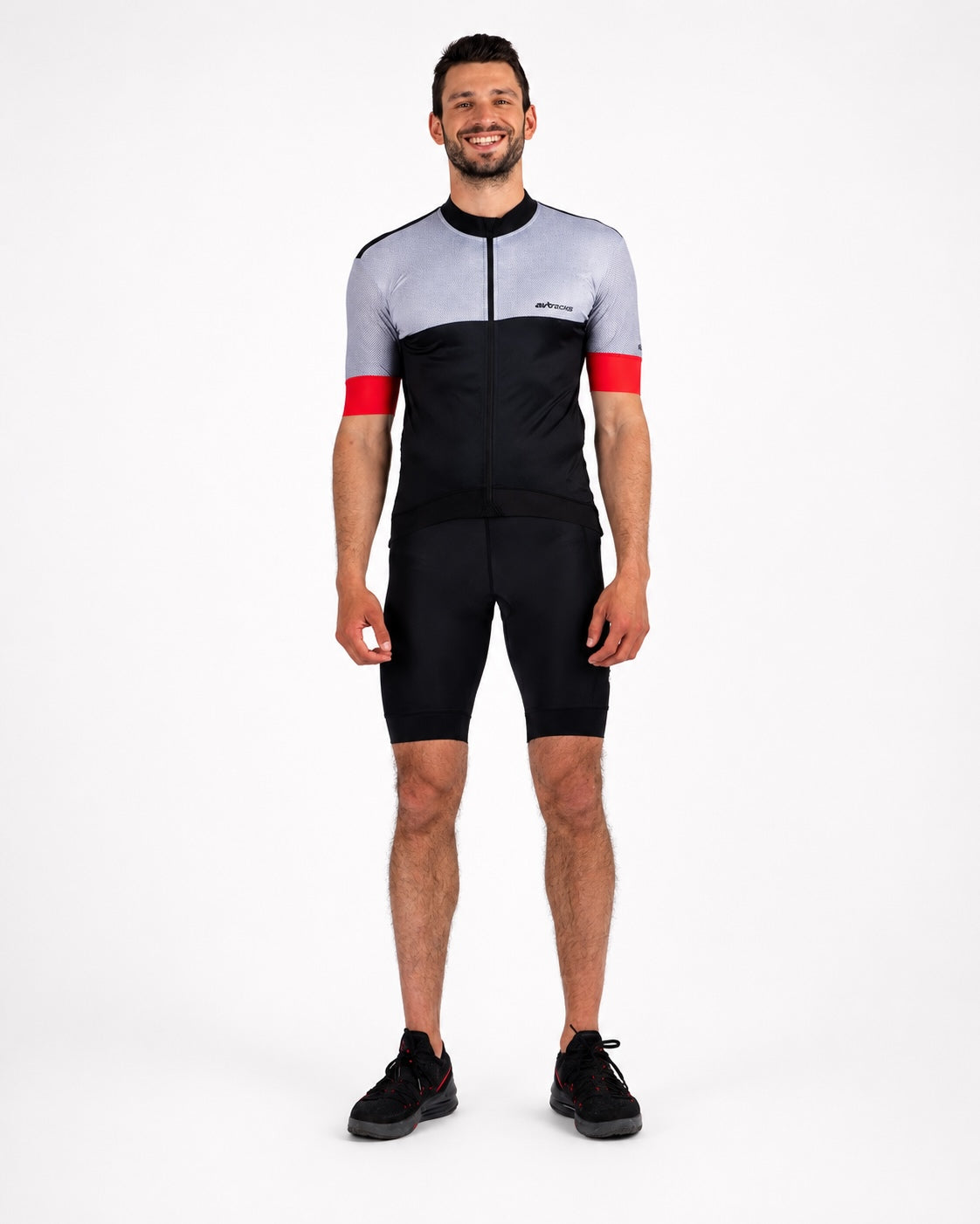 airtracks-team-line-iii-maillot-v-lo-homme-noir-gris-taille-l image 3