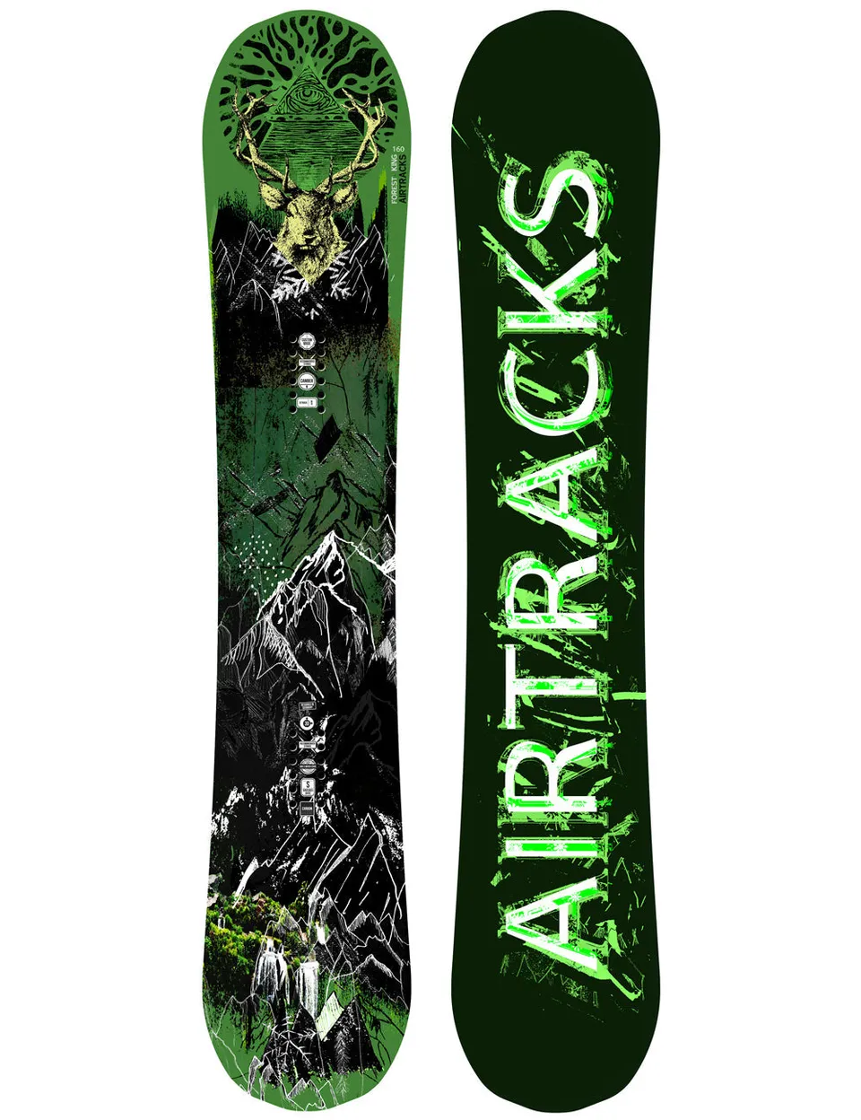airtracks-forest-king-snowboard-homme-carbone-hybrid-156w image 1