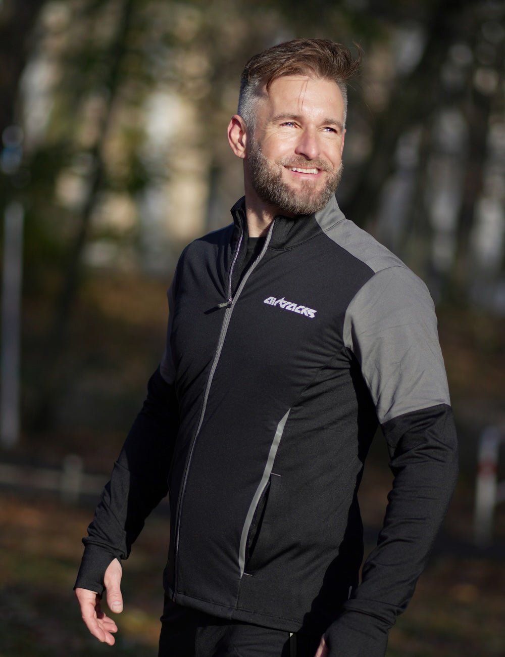 airtracks-pro-line-ensemble-running-hiver-thermique-noir-gris image 3