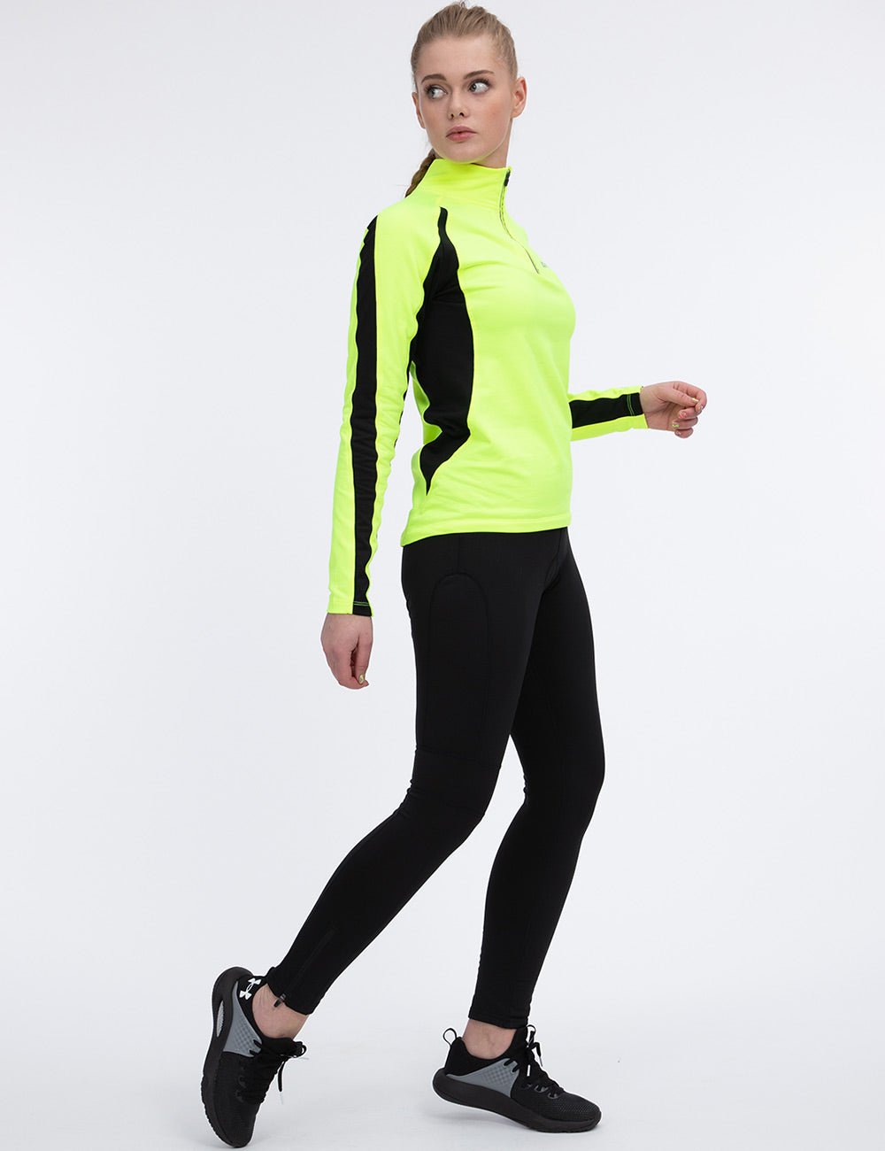 airtracks-thermo-pantalon-v-lo-long-femme-noir-coussin-gel image 1