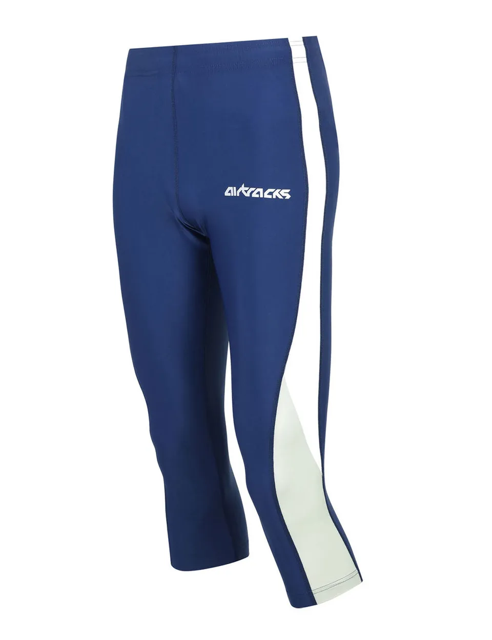 airtracks-collant-course-homme-3-4-bleu-marine-compression image 1