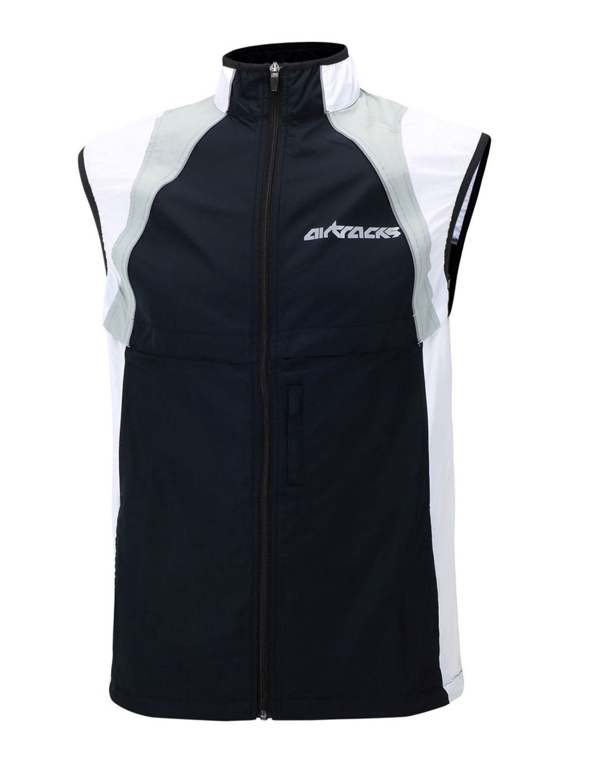 airtracks-gilet-v-lo-femme-noir-respirant-coupe-vent image 1