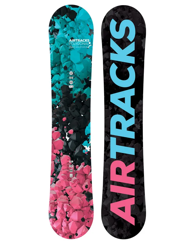 airtracks-polygonal-planche-snowboard-femme-hybrid-rocker image 1