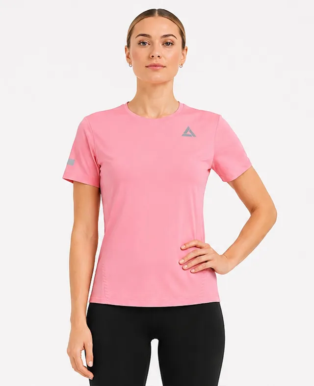 airtracks-pro-line-t-shirt-running-femme-rose-manches-courtes image 1