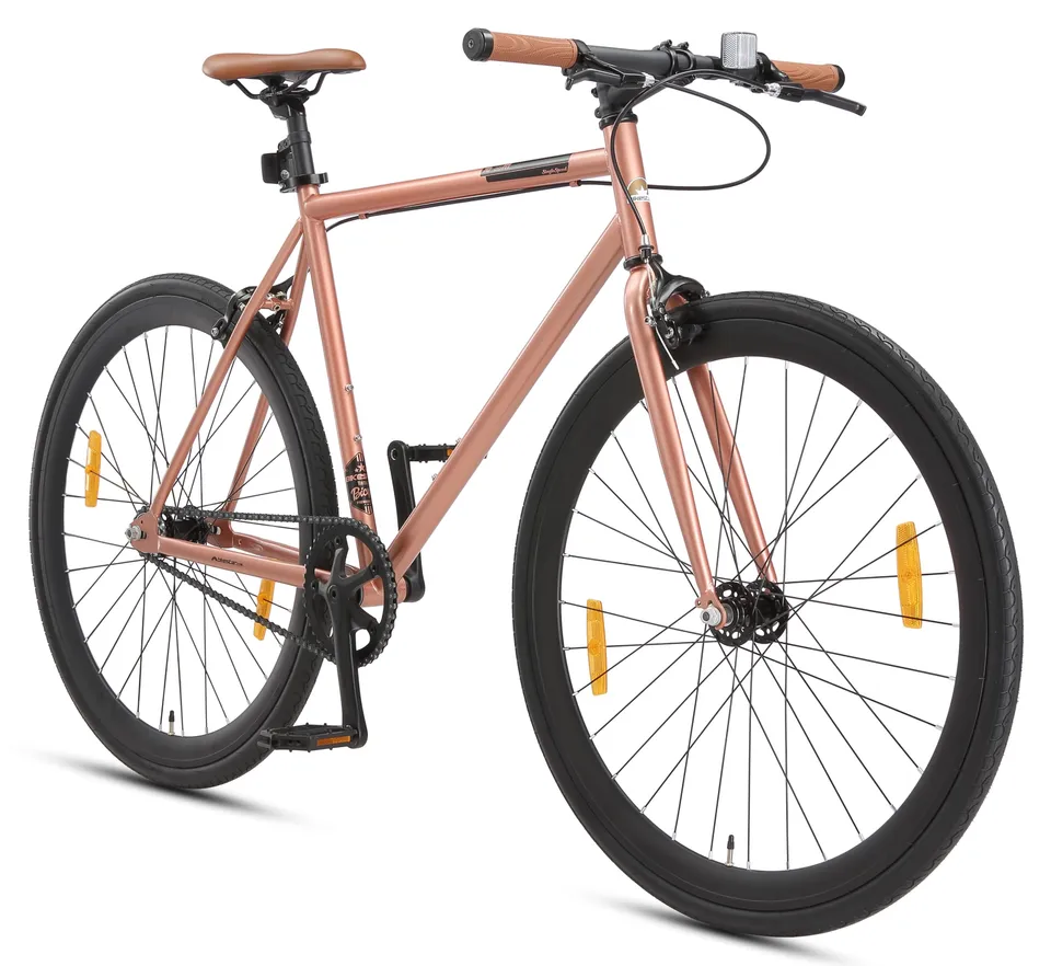 bikestar-fixie-single-speed-28-pouces-beige-53-cm image 1