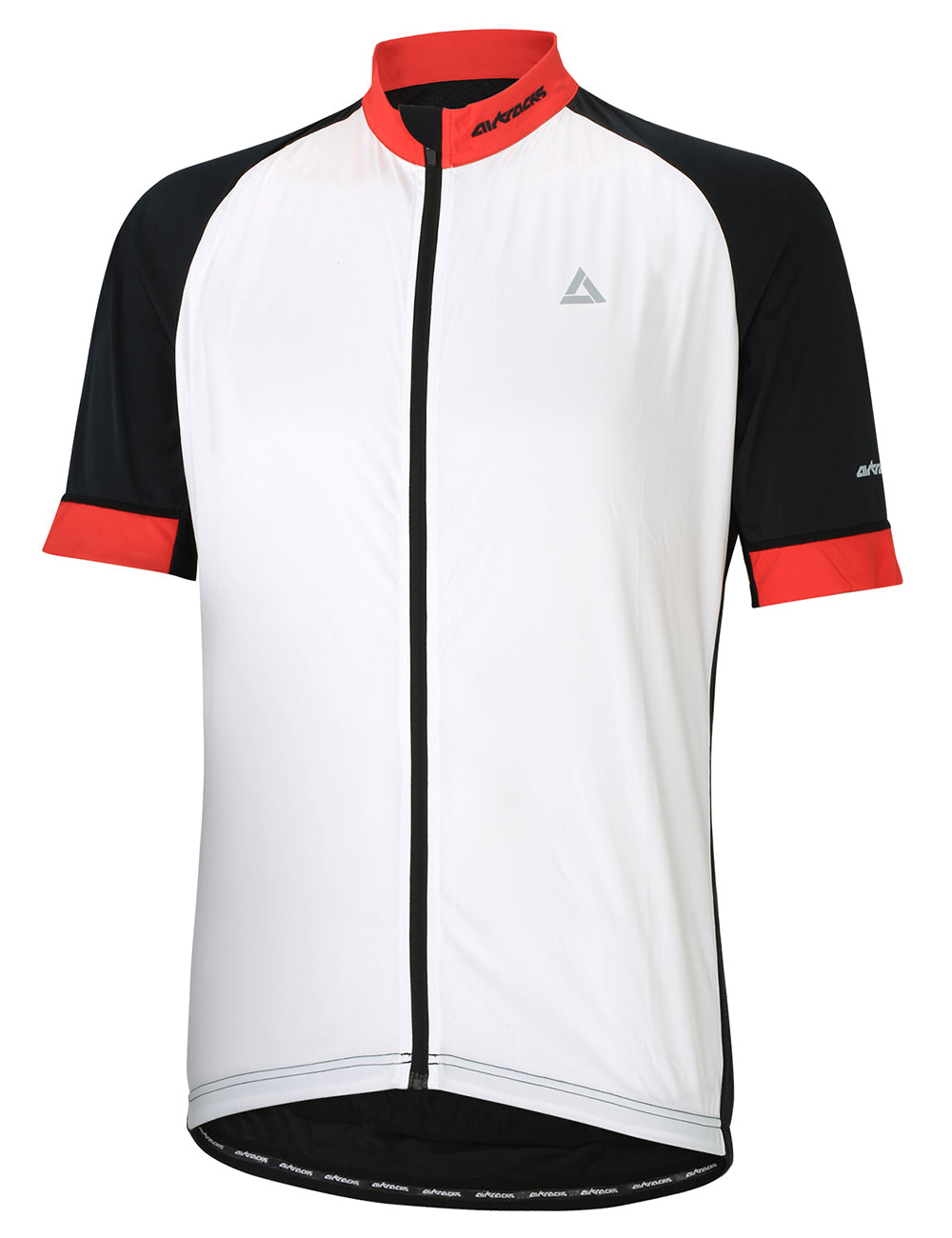 airtracks-pro-line-maillot-v-lo-blanc-rouge-manches-courtes image 3