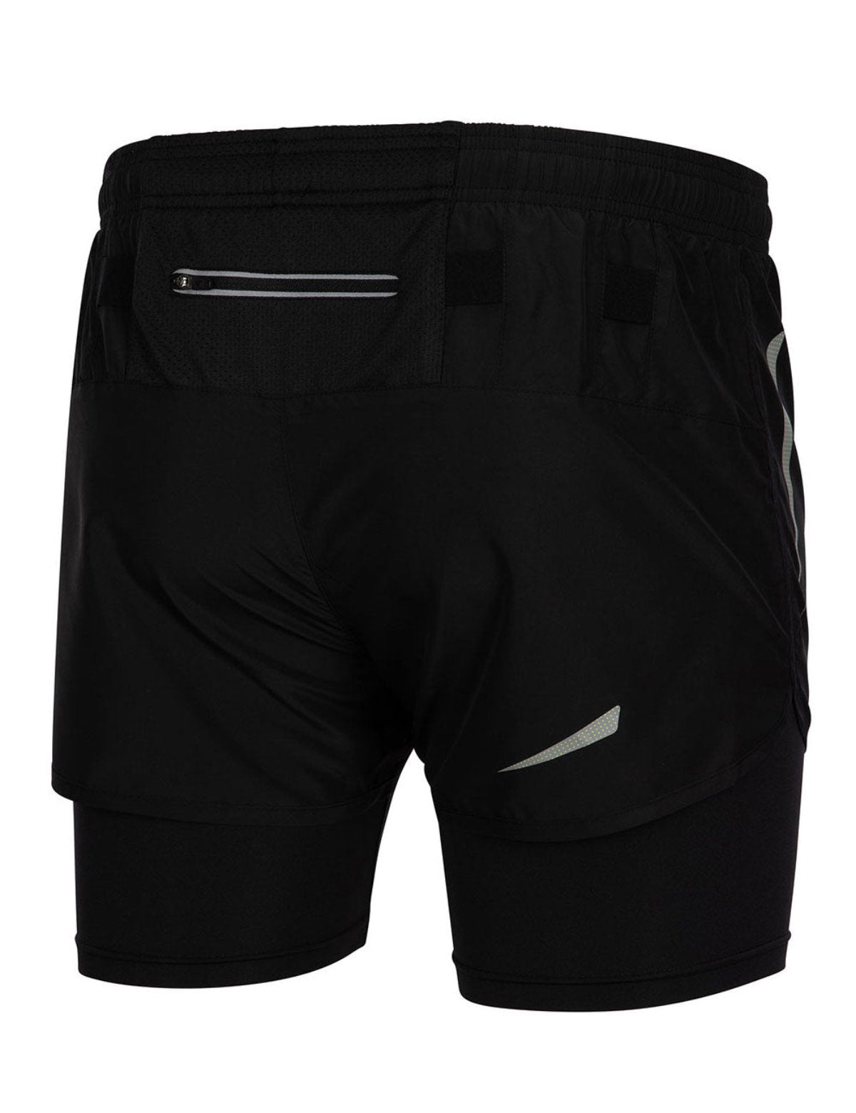 airtracks-pro-line-short-running-homme-2-en-1-noir-collant image 2