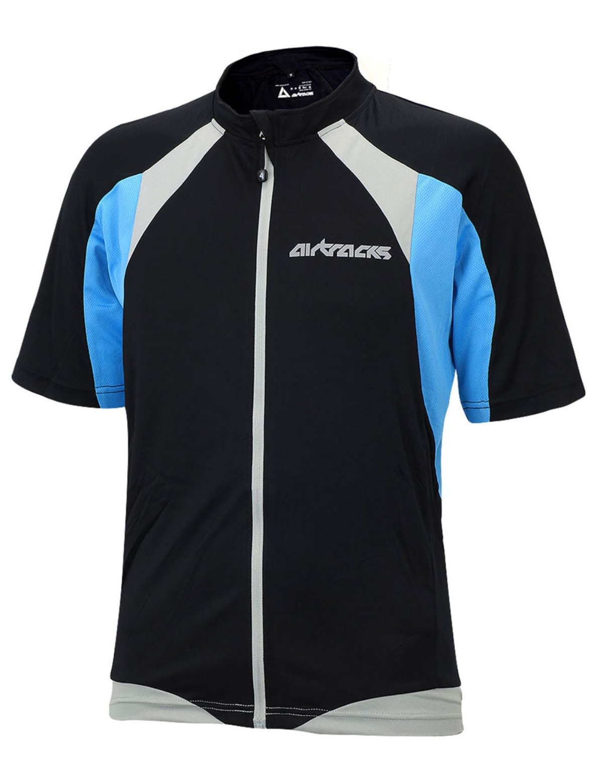 airtracks-pro-t-maillot-v-lo-homme-noir-bleu-respirant image 1