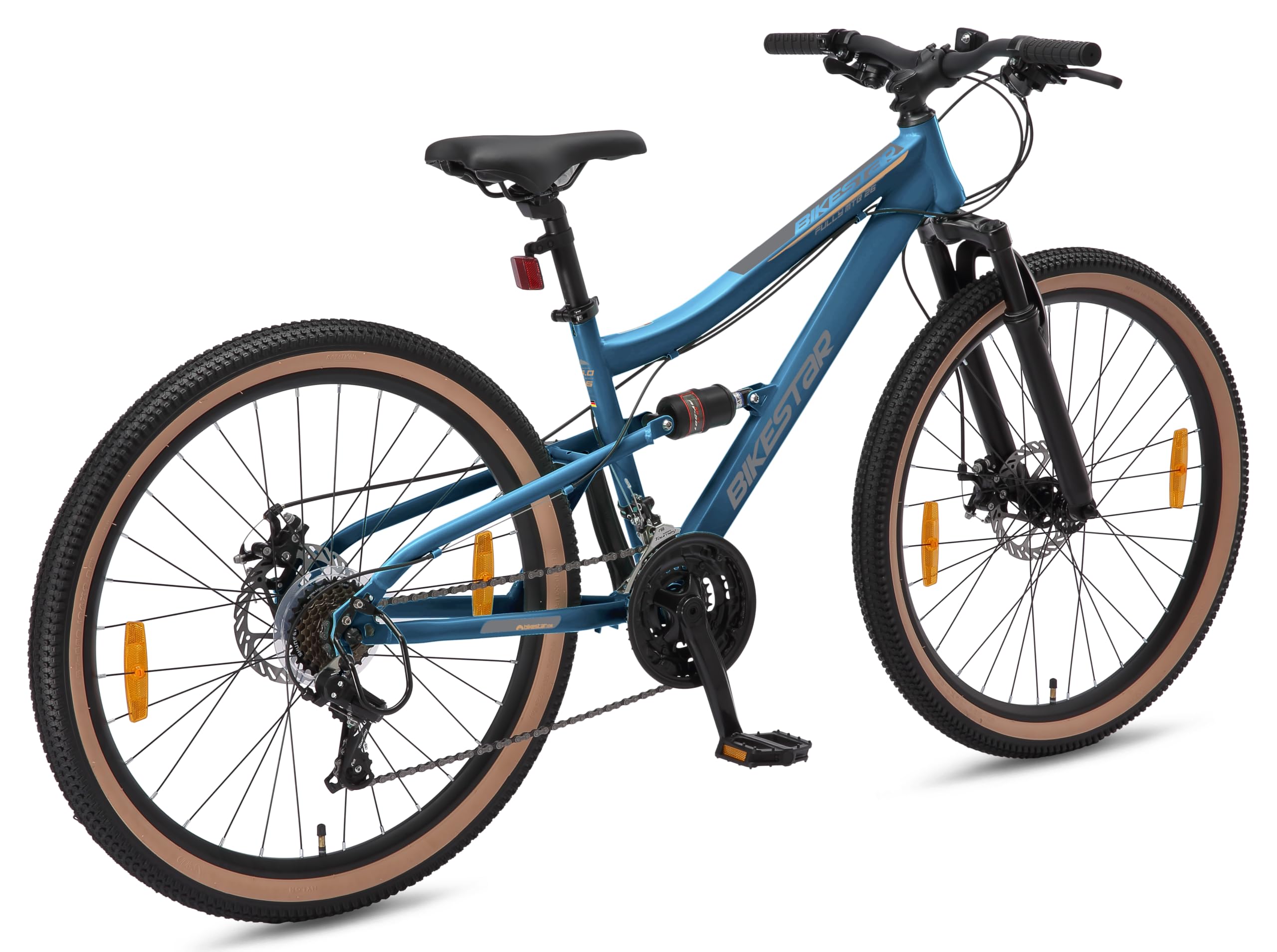 bikestar-vtt-26-pouces-tout-suspendu-bleu-21-vitesses image 4