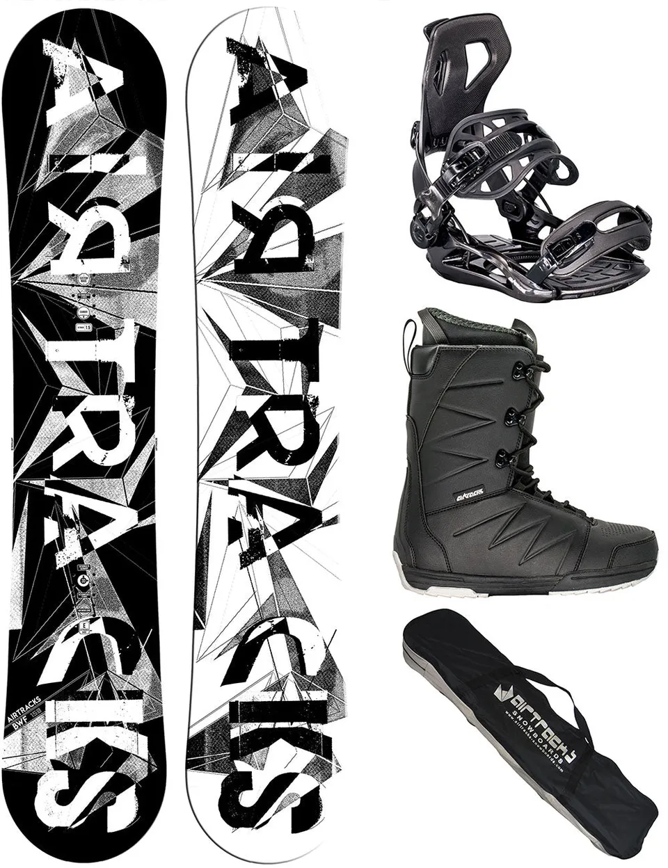 airtracks-bwf-set-snowboard-homme-wide-boots-sac image 1