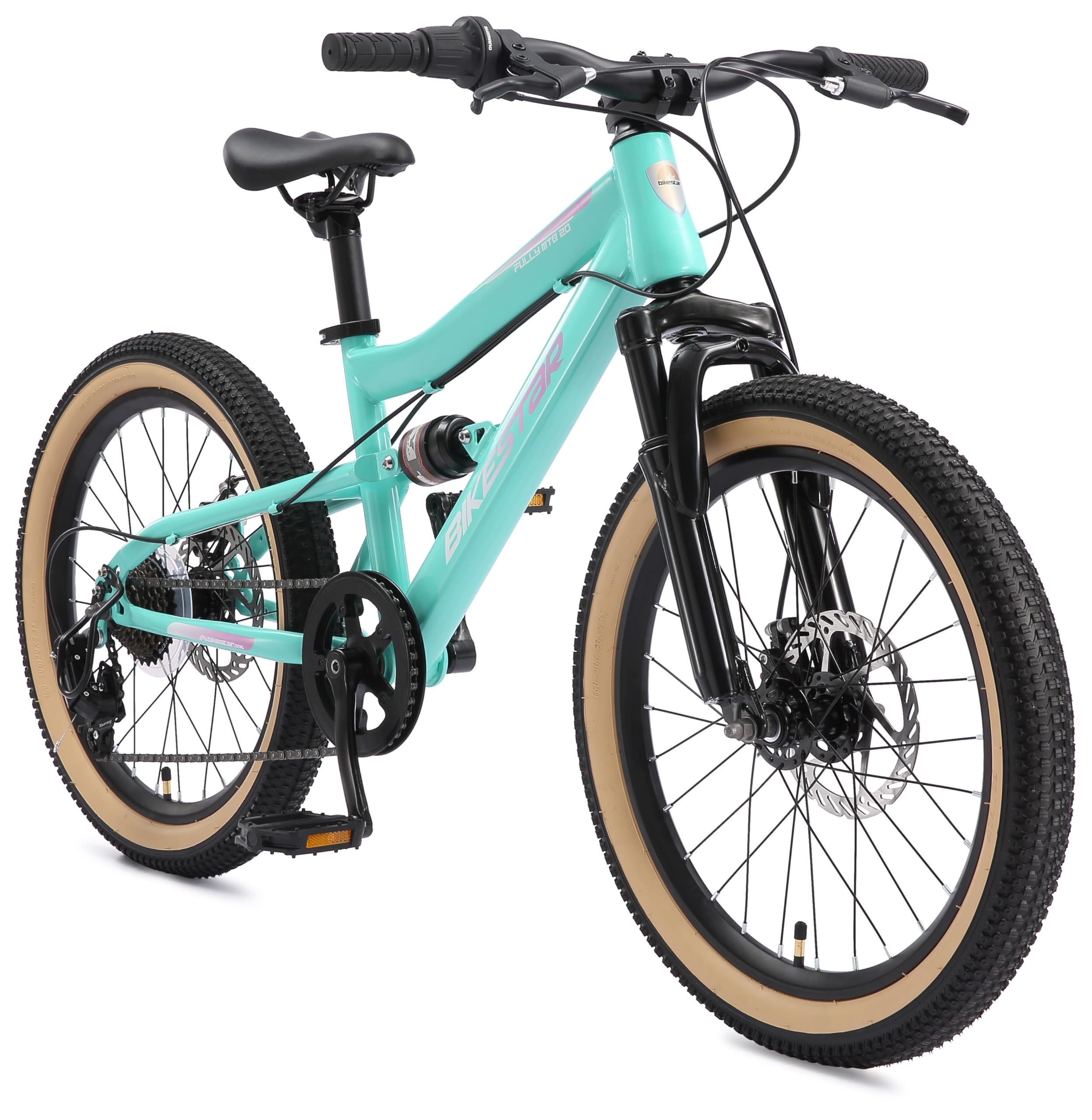bikestar-vtt-enfant-20-pouces-7-vitesses-menthe image 1