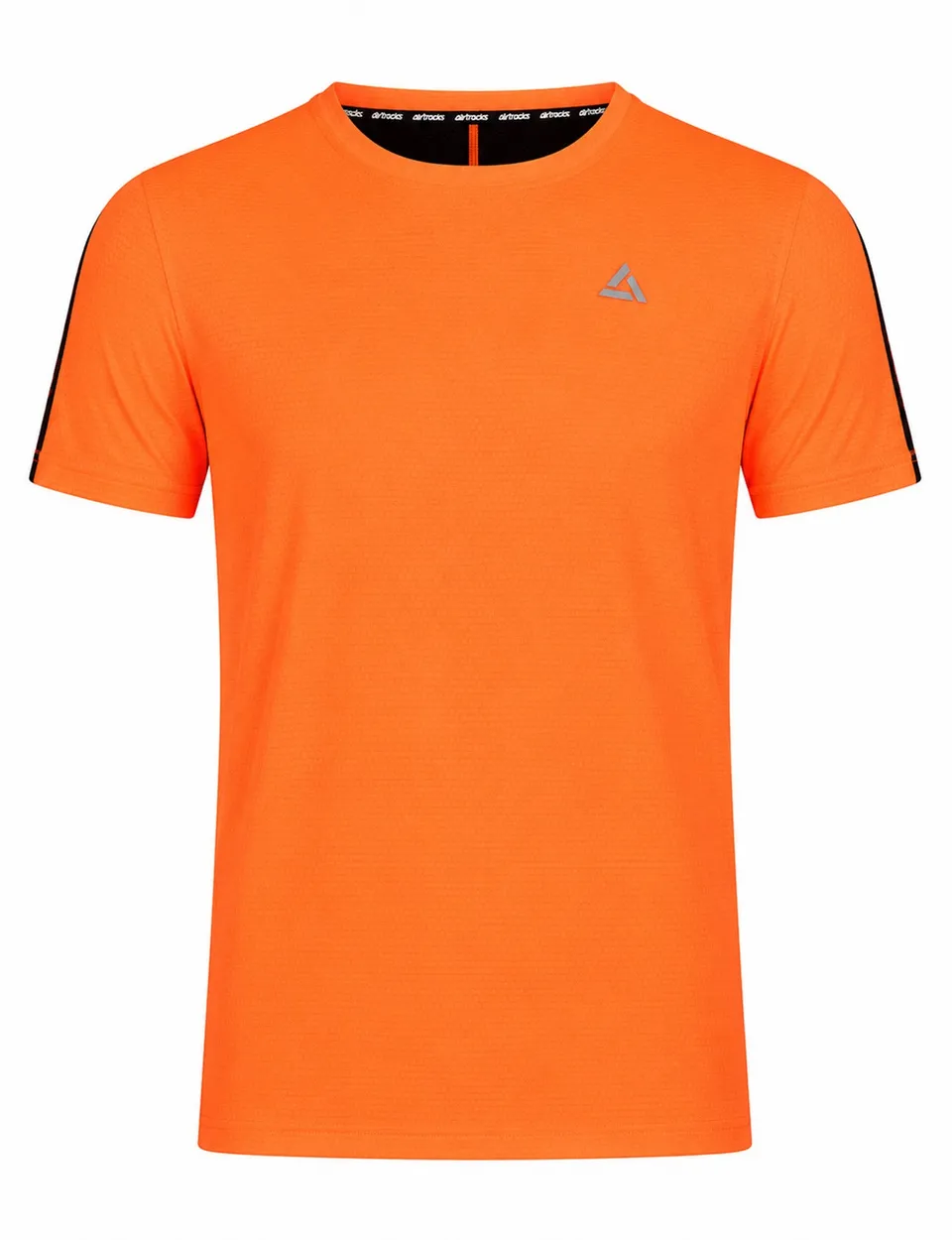 airtracks-pro-line-t-shirt-running-homme-orange-noir-m image 1