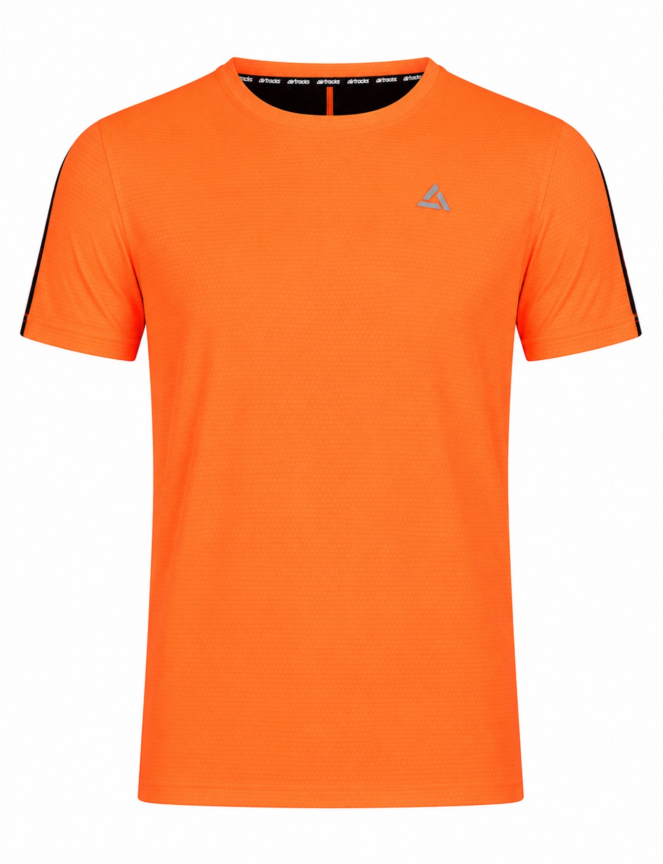 airtracks-pro-line-t-shirt-running-homme-orange-noir-m image 1