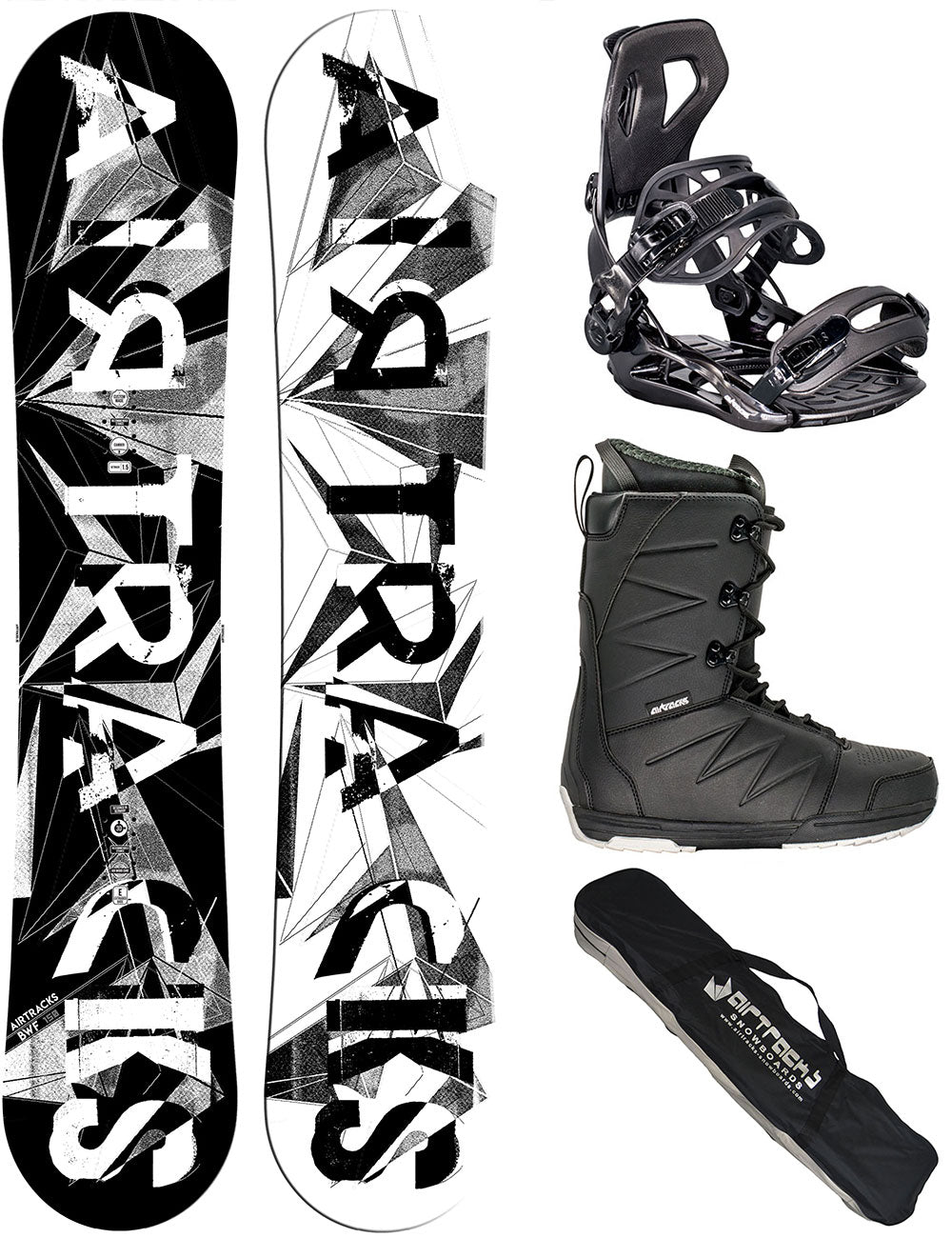 airtracks-bwf-set-snowboard-homme-wide-boots-sac image 1