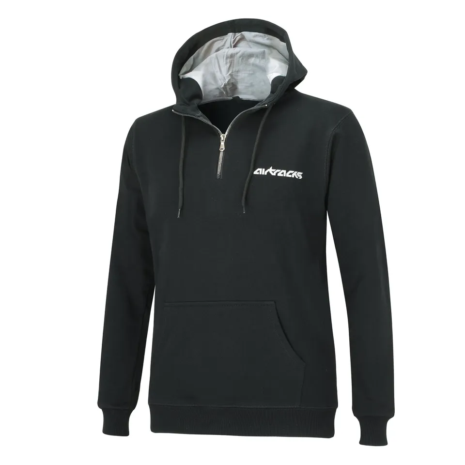 airtracks-streetwear-sweat-zipp-homme-noir-coton image 1