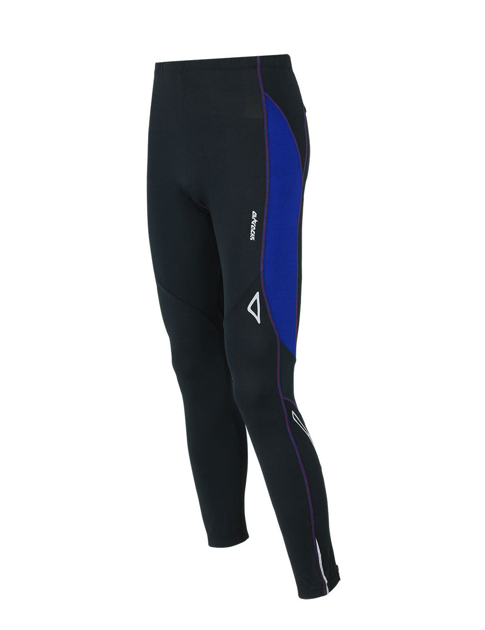 airtracks-pro-air-legging-running-homme-long-noir-bleu-poche image 1