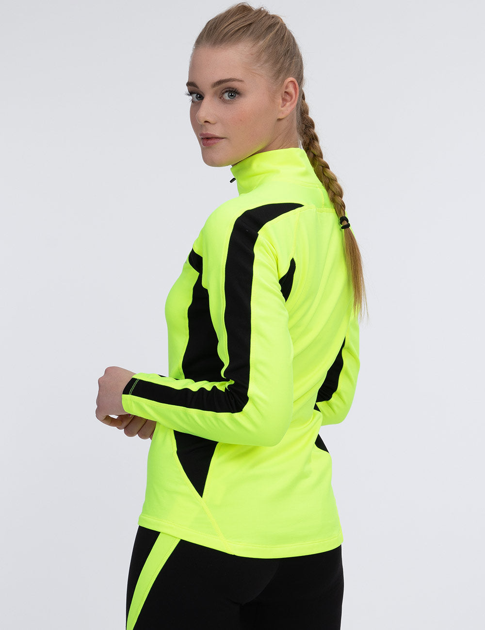 airtracks-pro-neon-t-shirt-thermique-running-femme-manches-longues image 4