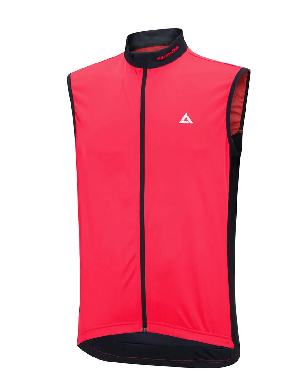 airtracks-comfort-line-maillot-v-lo-sans-manches-rouge-noir image 1
