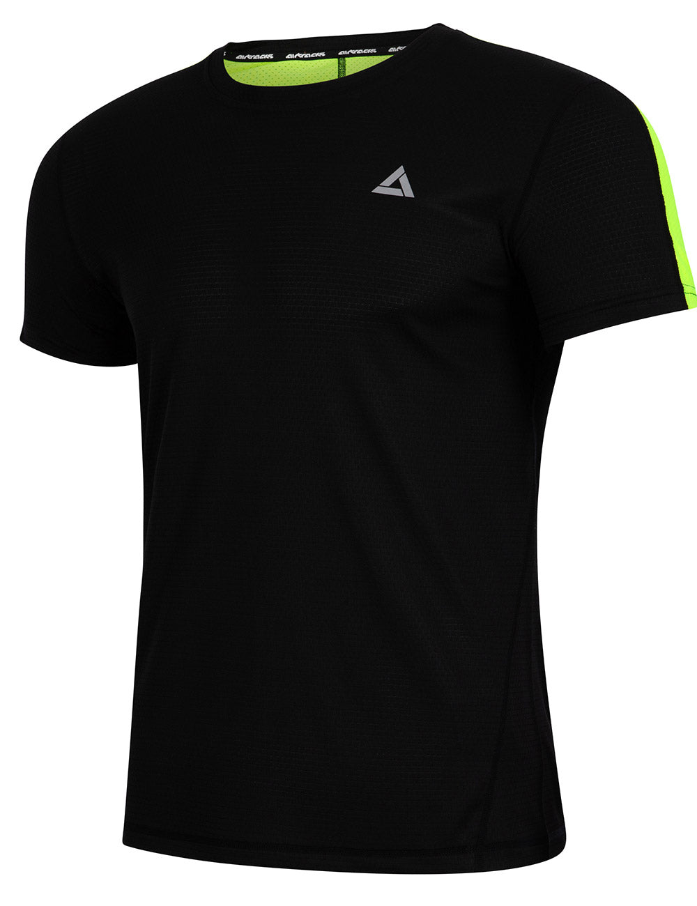 airtracks-pro-line-t-shirt-running-noir-n-on-manches-courtes image 1