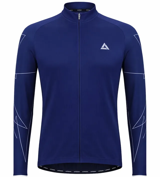 airtracks-v-lo-maillot-pro-line-manches-longues-bleu-blanc image 1