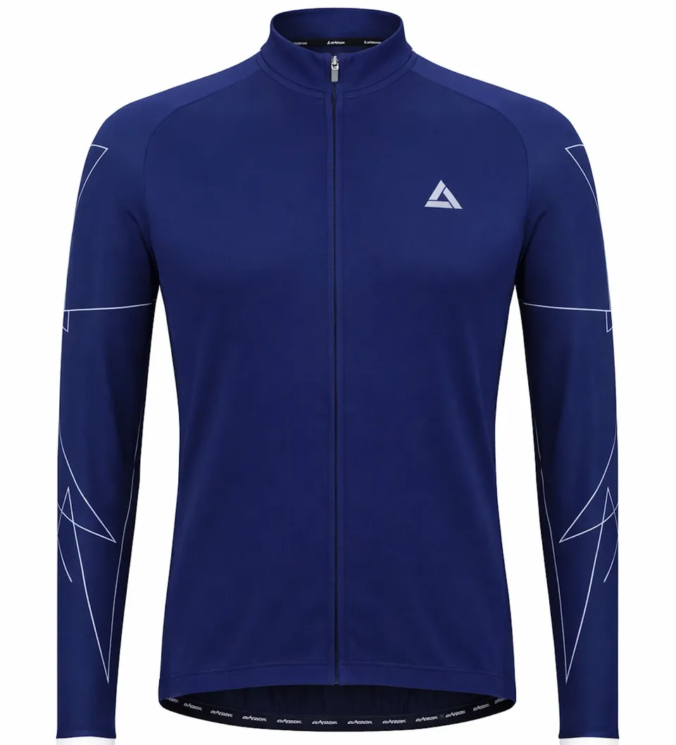 airtracks-v-lo-maillot-pro-line-manches-longues-bleu-blanc image 1
