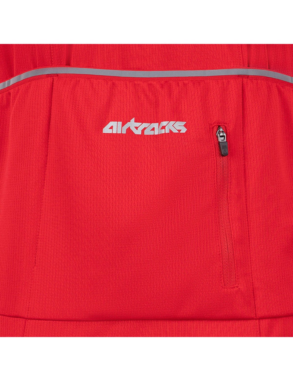 airtracks-team-ii-maillot-v-lo-homme-gris-rouge image 4