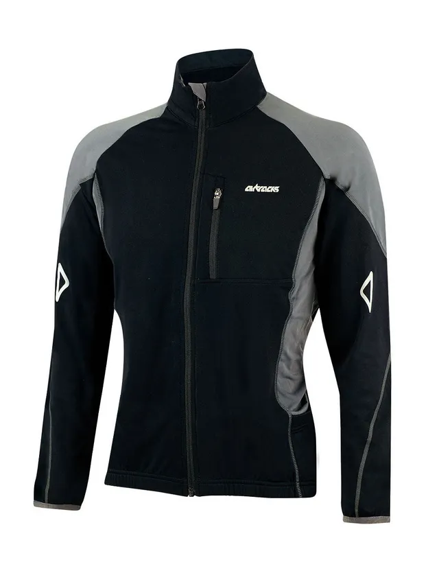 airtracks-pro-t-maillot-v-lo-thermique-gris-manches-longues image 1