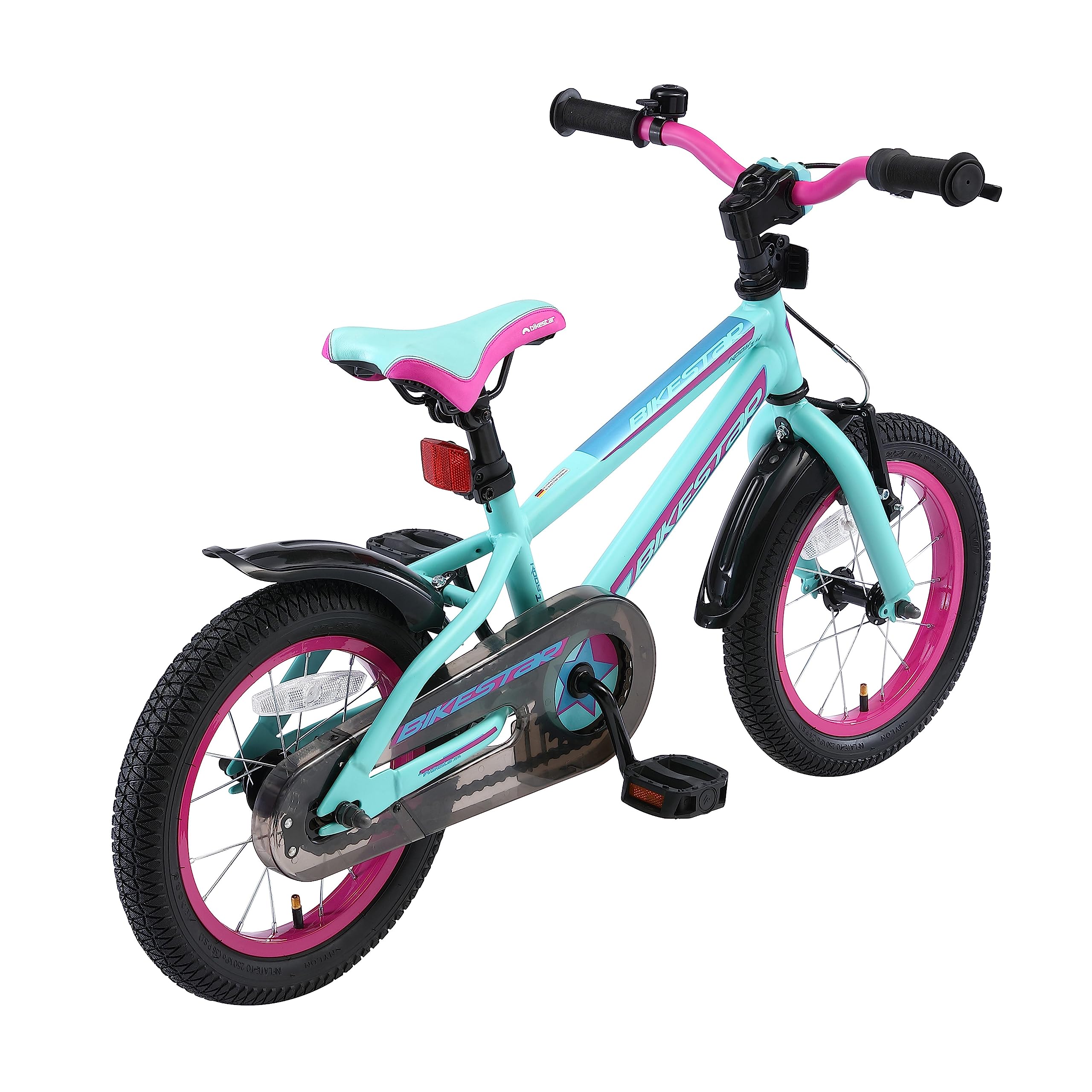 bikestar-v-lo-enfant-14-pouces-vtt-turquoise-berry image 3
