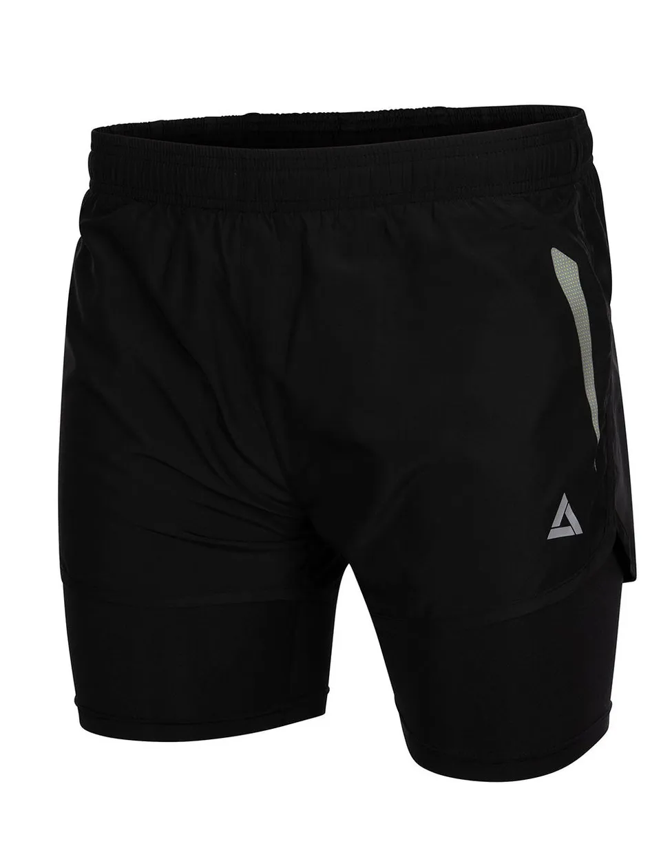 airtracks-pro-line-short-running-homme-noir-2-en-1 image 1