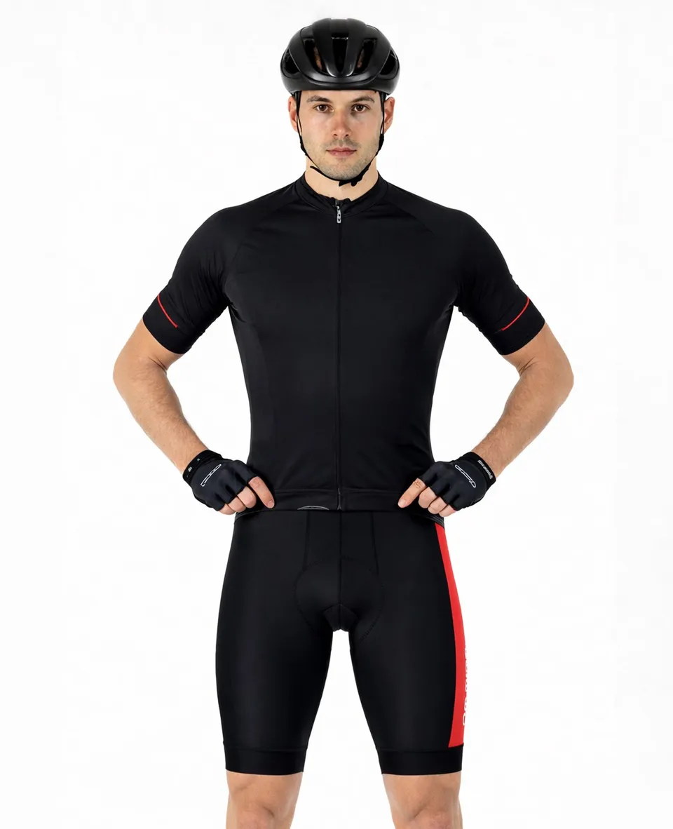 airtracks-v-lo-cuissard-court-homme-noir-rouge-l image 1