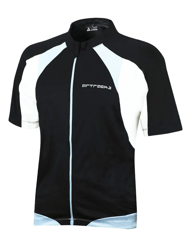 airtracks-pro-t-maillot-v-lo-manches-courtes-noir-homme-respirant image 1