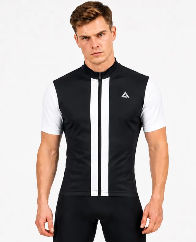 airtracks-pro-line-ii-maillot-v-lo-homme-noir-blanc-s image 1
