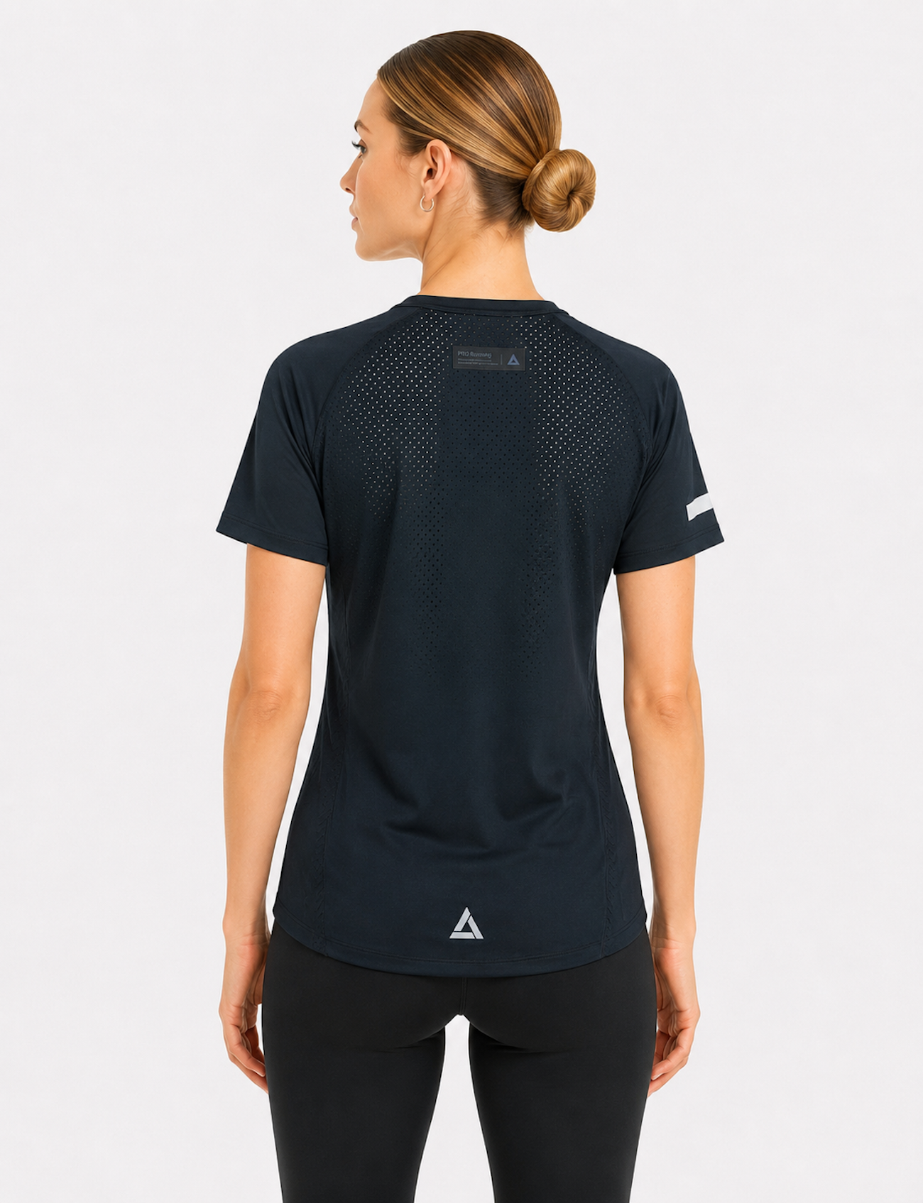 airtracks-pro-line-t-shirt-running-femme-noir-m image 2
