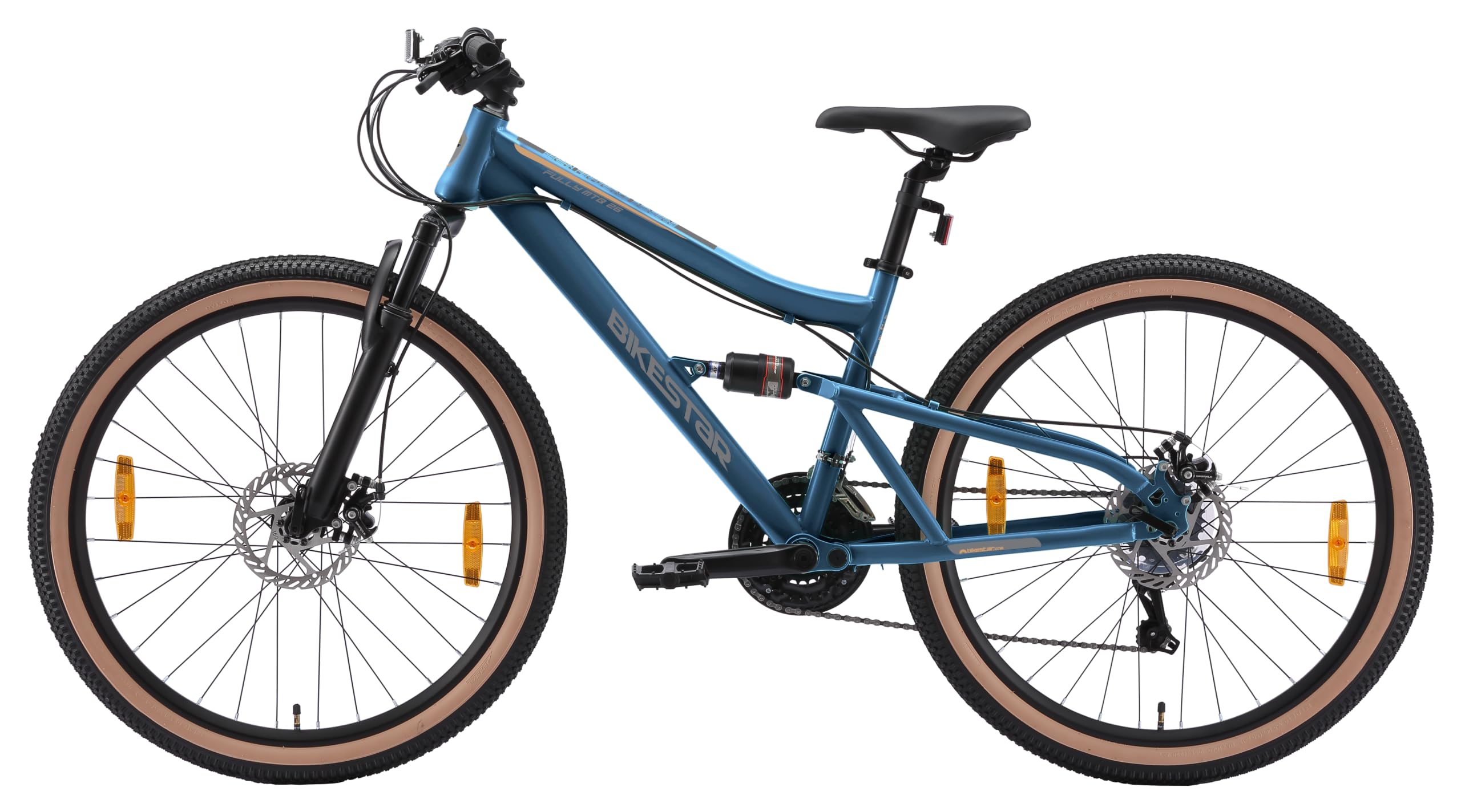 bikestar-vtt-26-pouces-tout-suspendu-bleu-21-vitesses image 3