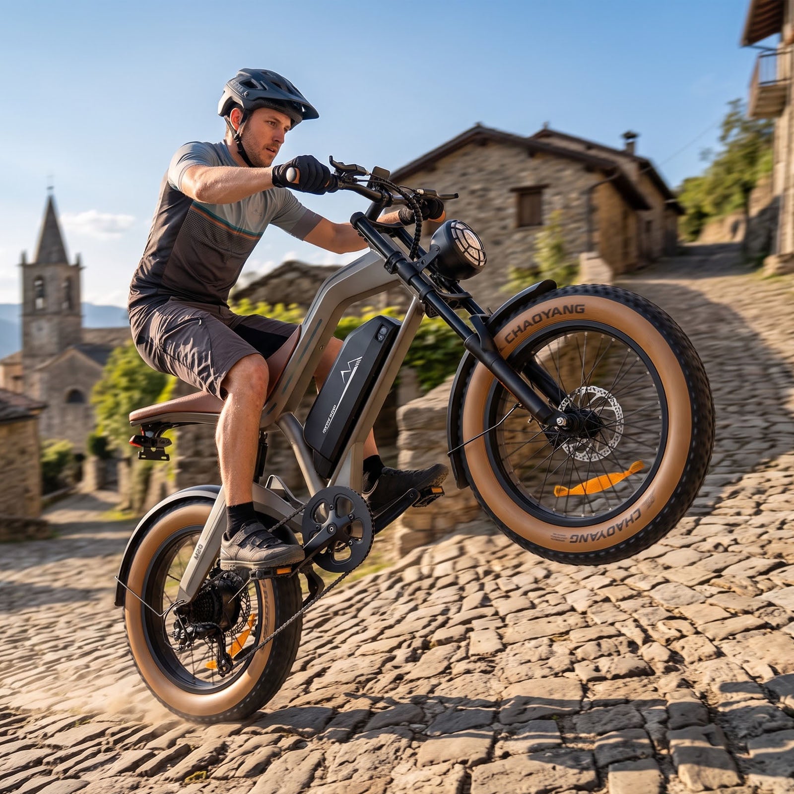 dyu-m20-fat-bike-lectrique-marron-tout-terrain-25-km-h image 3