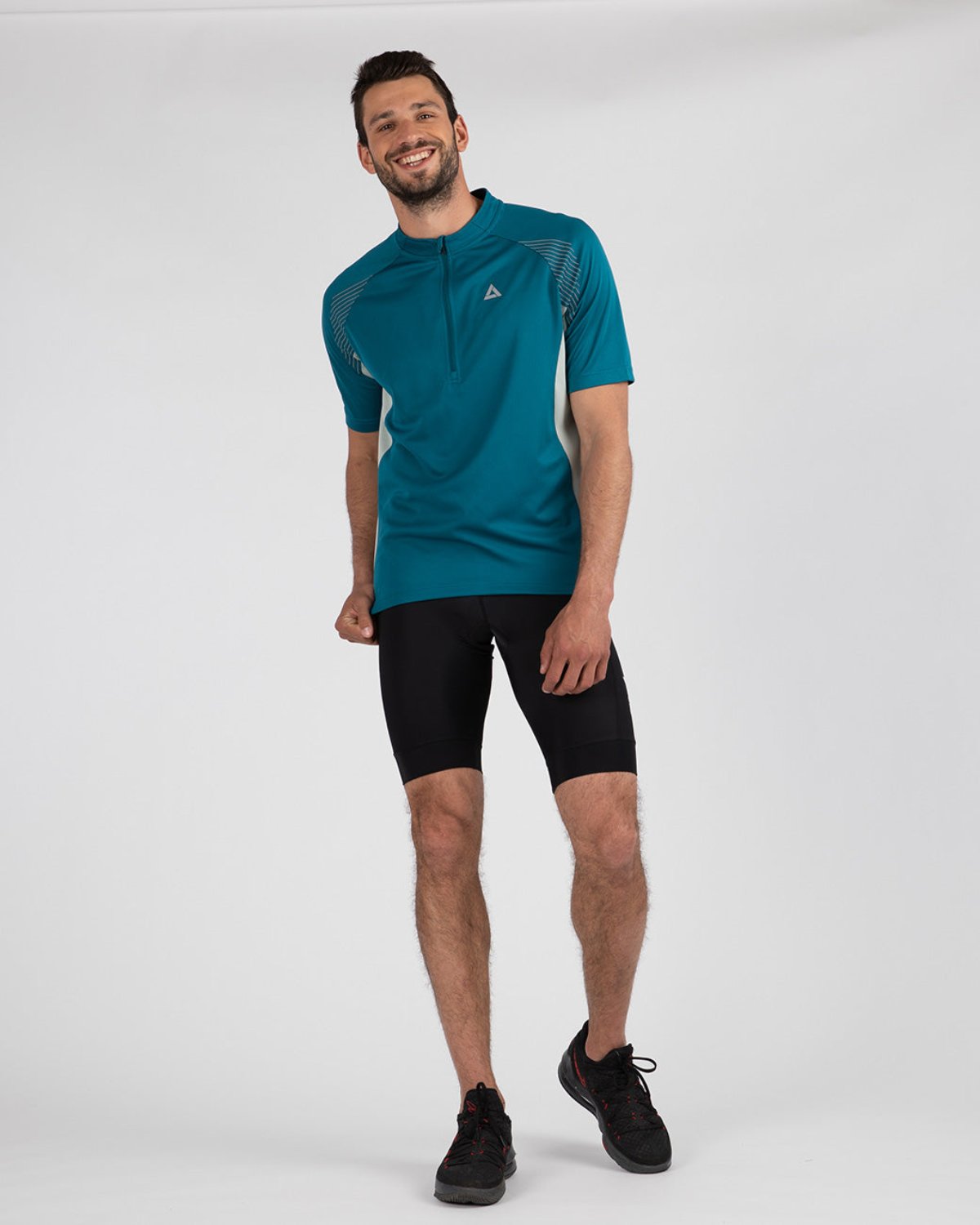 airtracks-team-ii-jersey-v-lo-homme-manches-courtes-vert-gris-3-poches image 1