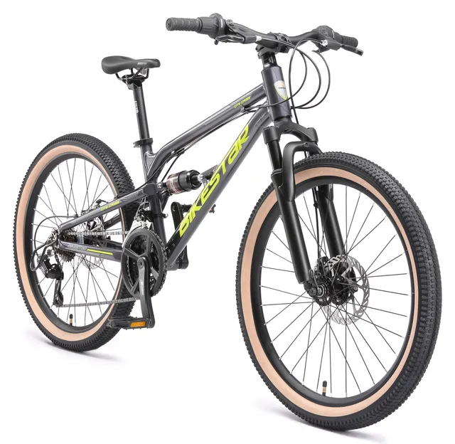 bikestar-vtt-enfant-24-pouces-noir-21-vitesses-9-ans image 1