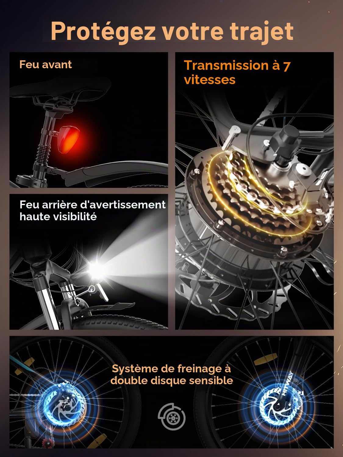 hitway-bk7s-vtt-lectrique-26-pouces-250w-36v-12ah-7-vitesses image 5