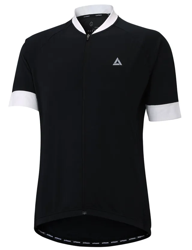 airtracks-comfort-line-maillot-v-lo-homme-noir-blanc image 1
