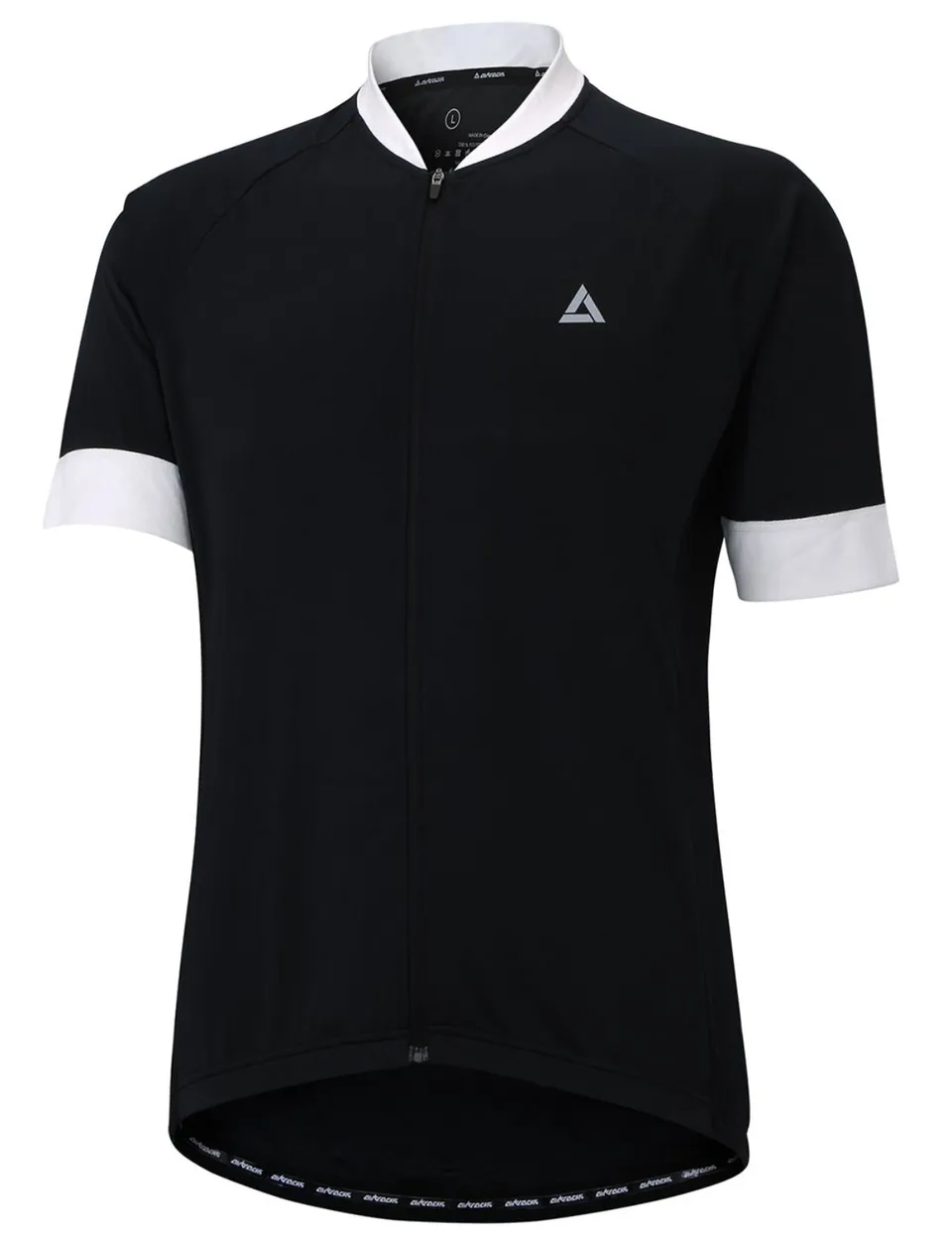 airtracks-comfort-line-maillot-v-lo-homme-noir-blanc image 1