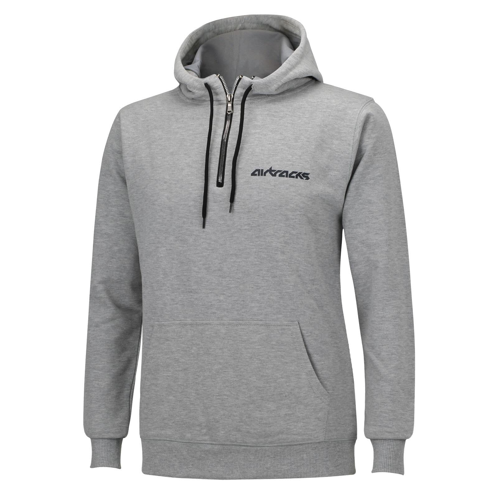airtracks-sweat-zip-hoodie-homme-gris-capuche image 1