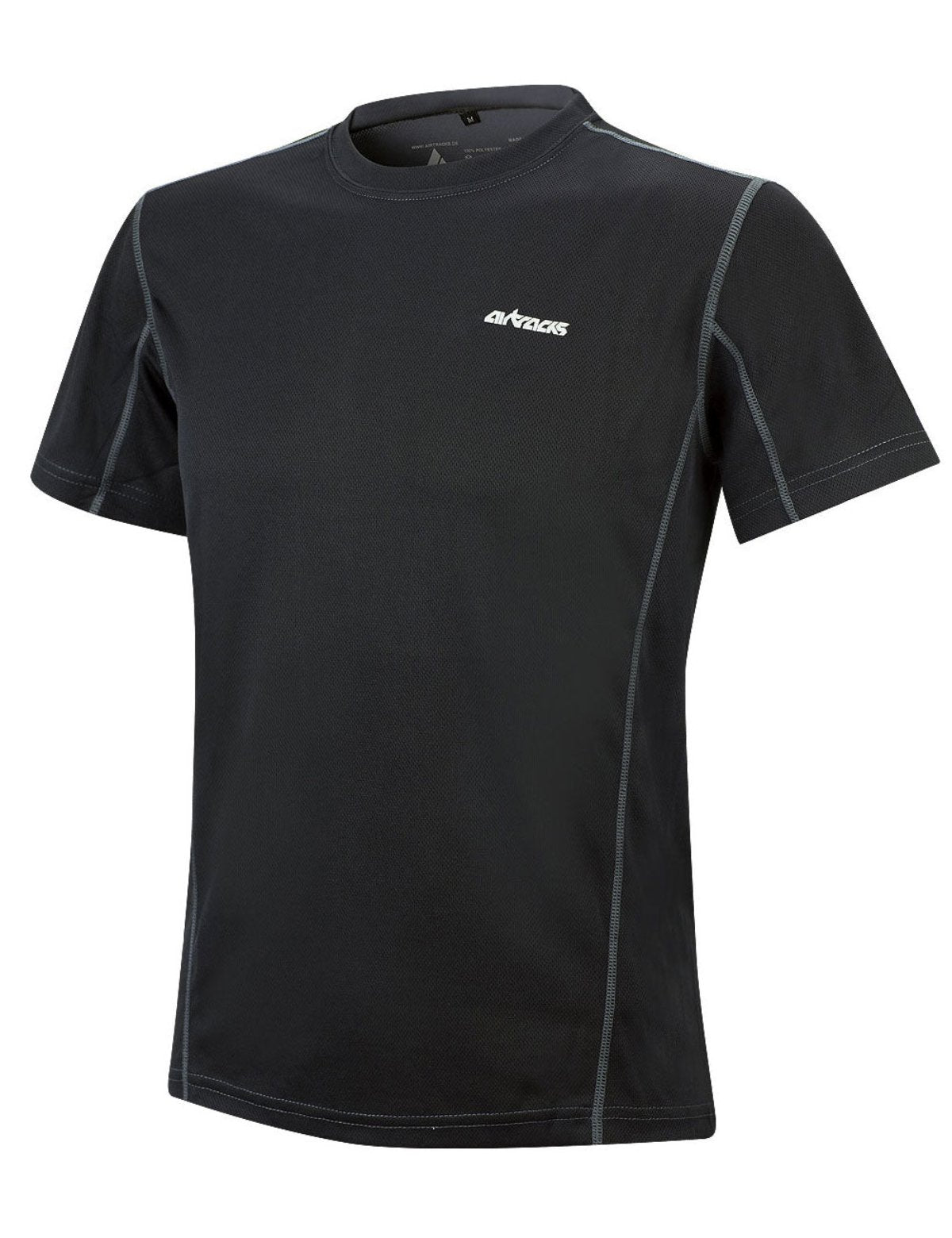 airtracks-pro-air-t-shirt-running-homme-manches-courtes-noir image 1