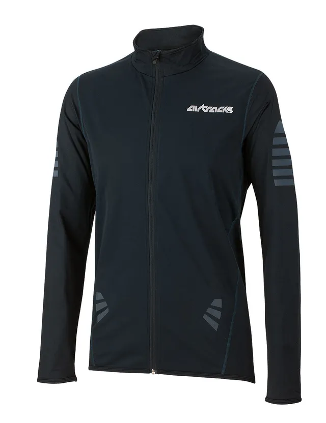 airtracks-pro-maillot-v-lo-thermique-homme-manches-longues-noir-bleu-m image 1