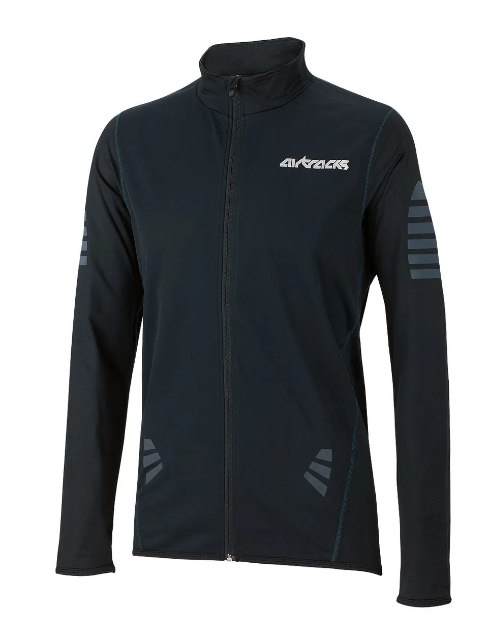 airtracks-pro-maillot-v-lo-thermique-homme-manches-longues-noir-bleu-m image 1