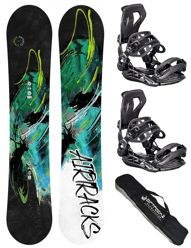 airtracks-snowboard-set-stronger-159-cm-fix-master-pro image 1