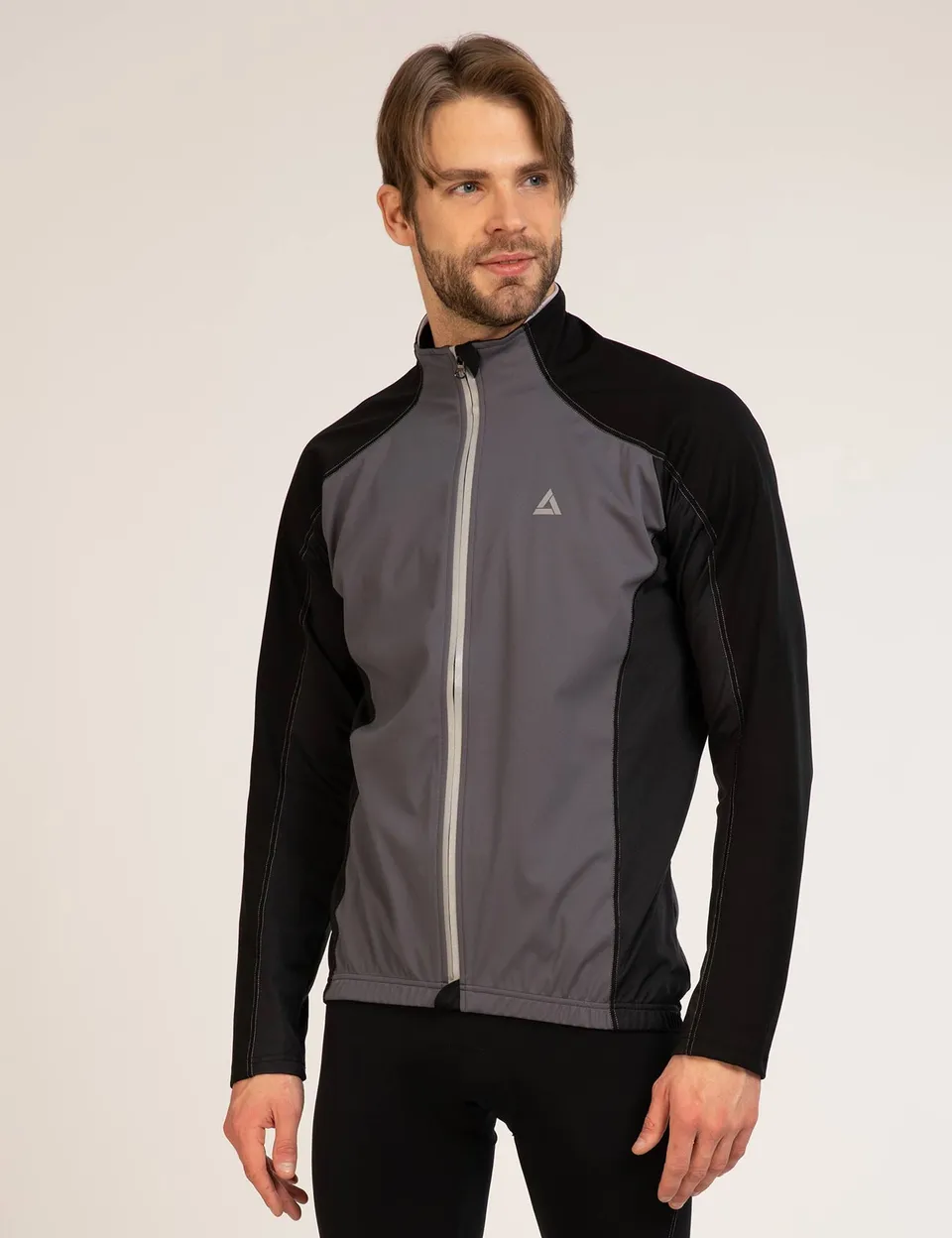 airtracks-comfort-line-veste-v-lo-hiver-homme-noir-gris image 1